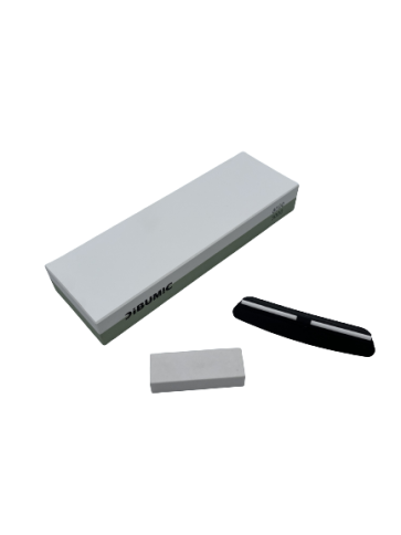 Slibesten sæt korn 3000/8000 inkl fod, afrettersten og vinkelguide
